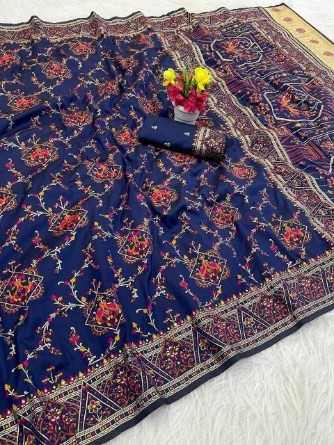 Vastrangan rajwadi pashmina saree for women wholesale